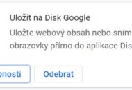 Rozsireni do Google Chrome Ulozit na Disk Google